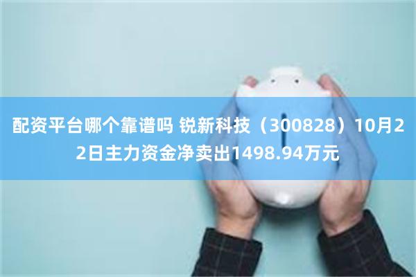 配资平台哪个靠谱吗 锐新科技（300828）10月22日主力资金净卖出1498.94万元